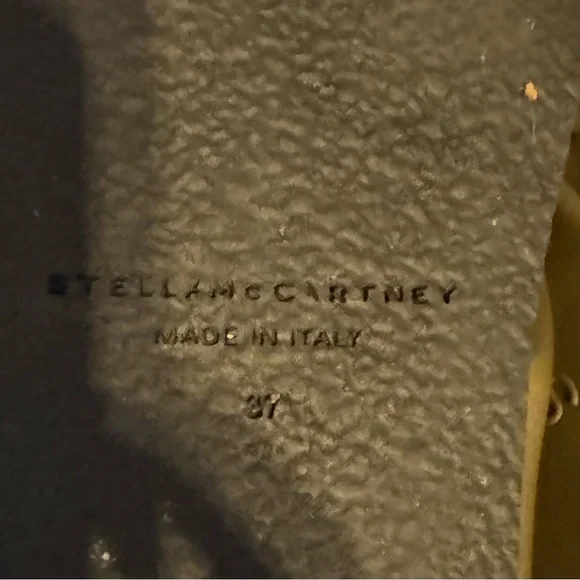 Stella McCartney Army Green Sandals with Crossover Straps Sz 37 - Picture 5 of 5